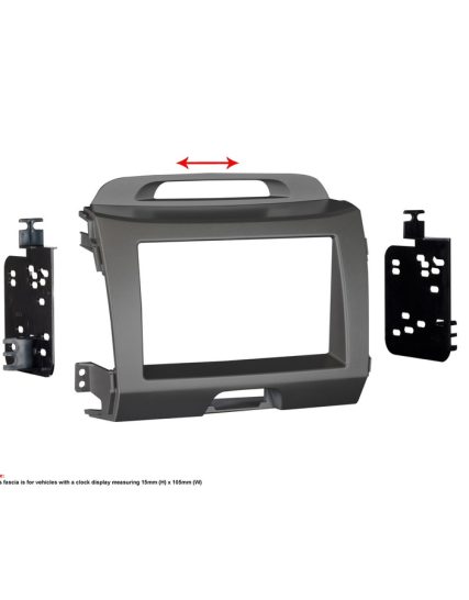 Marco Adaptador Kia Sportage 2011 Gris CT23KI35