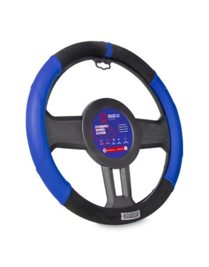 Cubre Volante Sparco SPS103BL Negro Y Azul